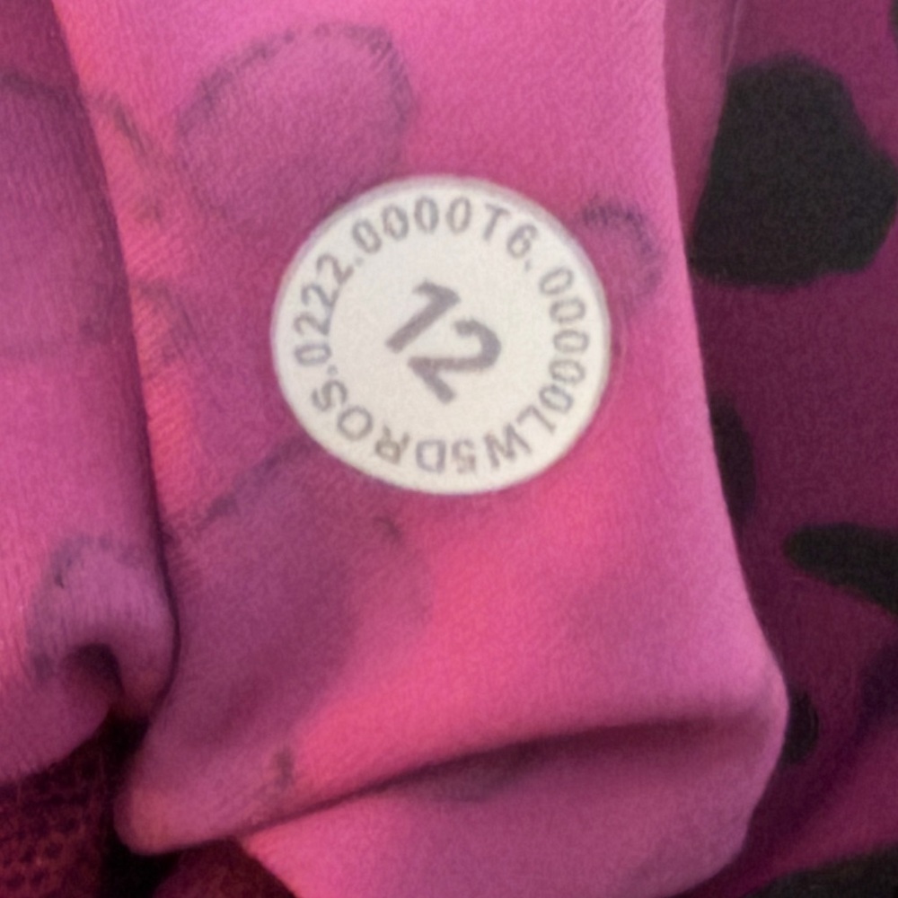 Lululemon Athletica Purple Patterned Pants - Picture 2 of 7